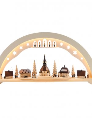 Candle arches Seiffen Christmas mass, LED