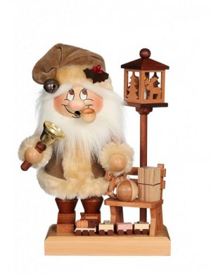 Smoker Gnome Santa Claus with bench