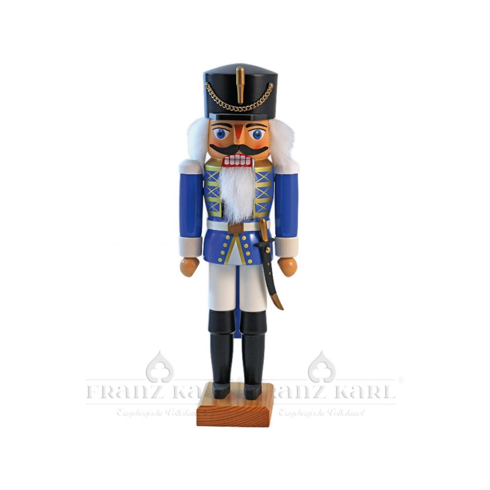 Nutcracker Hussar, blue