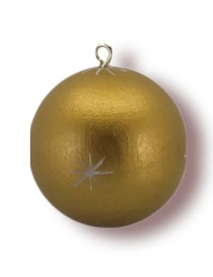 Baumbehang Christbaumkugel gold