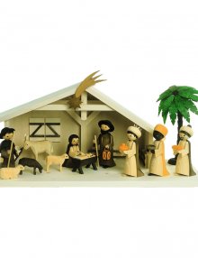 Nativity stable for 22cm figures
