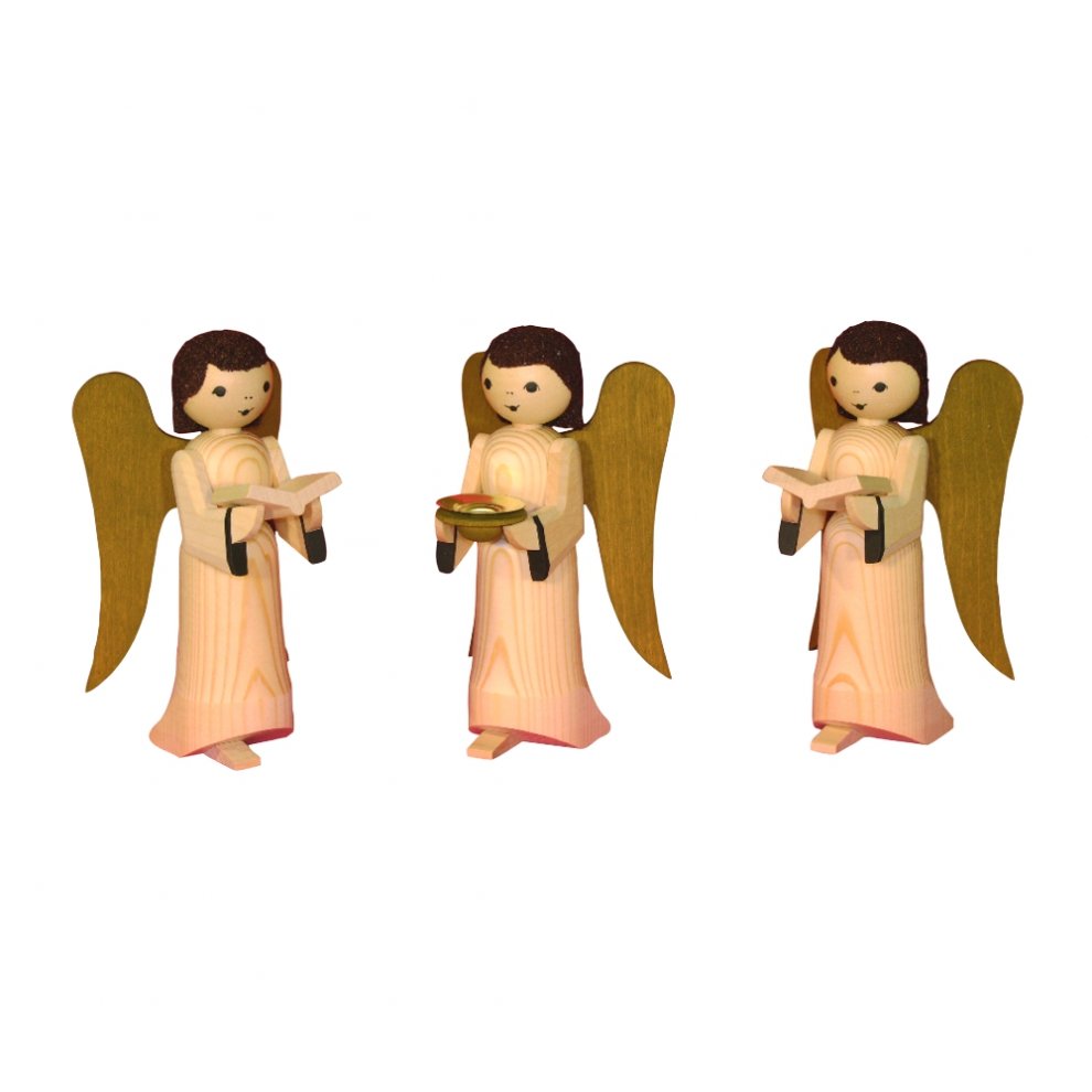 Nativity Angel 3 pcs. pickled