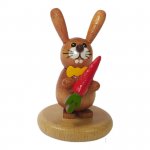 Rabbit on a base with a carrot