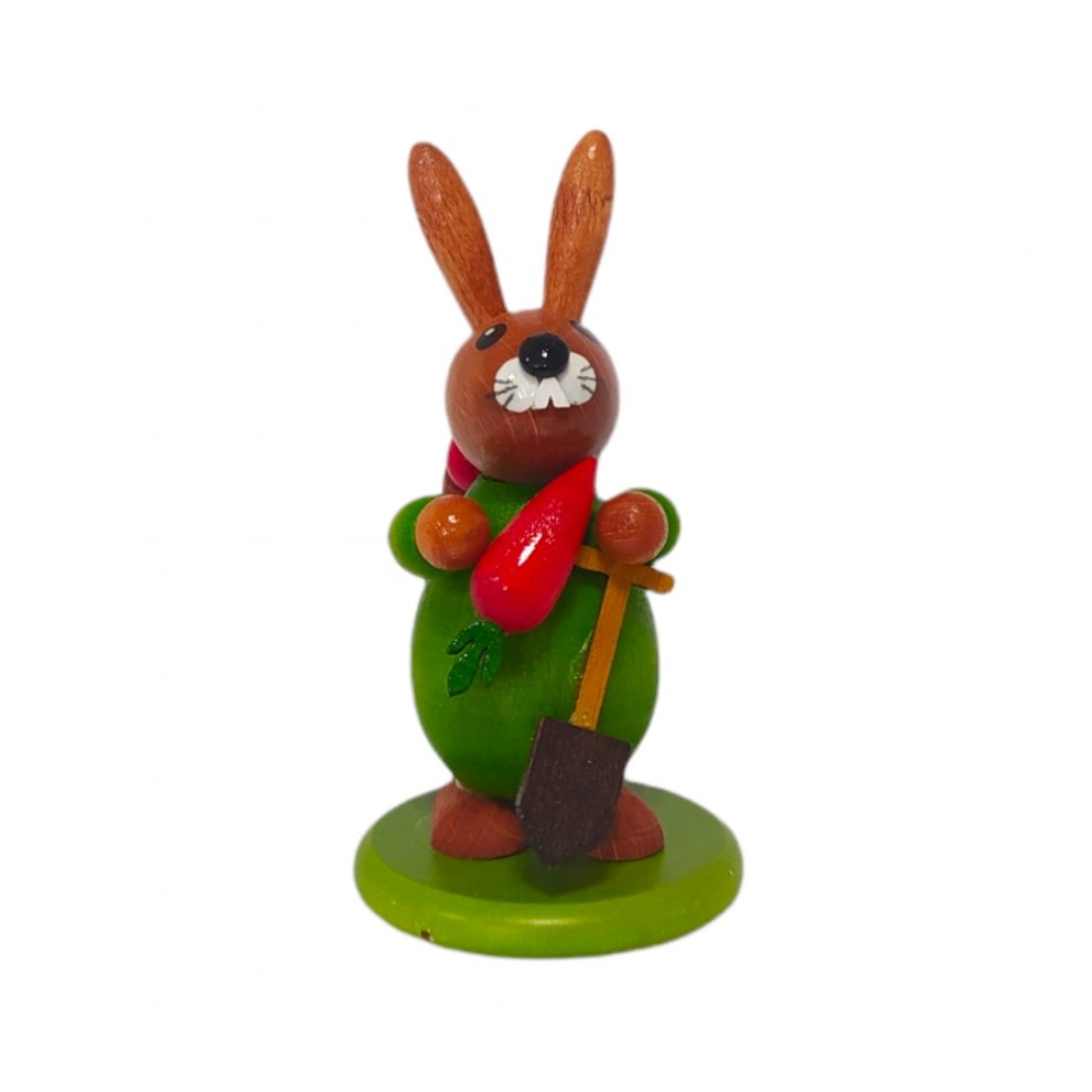 Rabbit with carrot, colored