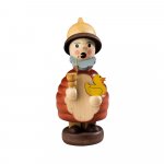 Smoking man mini gnome with duck