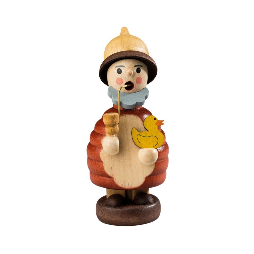 Smoking man mini gnome with duck