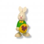 Figure with a heart, Max standing with an egg