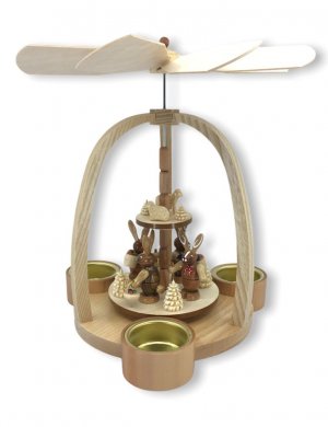 Tealight pyramid hare walker, nature front