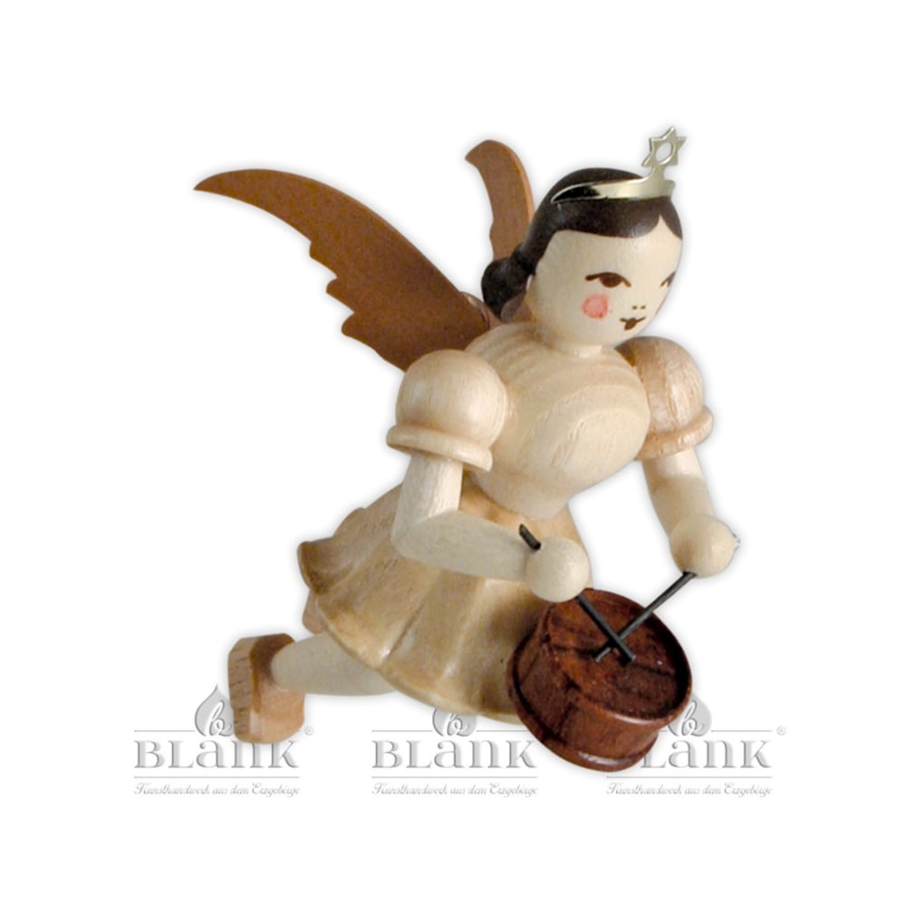 Blank floating angel with drum