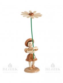 Blank flower child with marguerite, natural