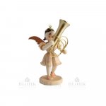 Blank angel with short skirt and tuba
