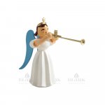 Blank long-robed angel with Aida trumpet, colored