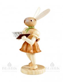 Blank Easter bunny singer, natural