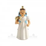 Blank long-robed angel with bell rod, colored