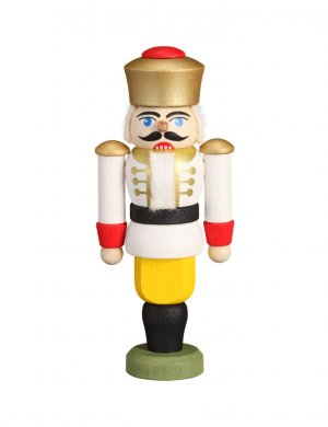 Miniature nutcracker, white