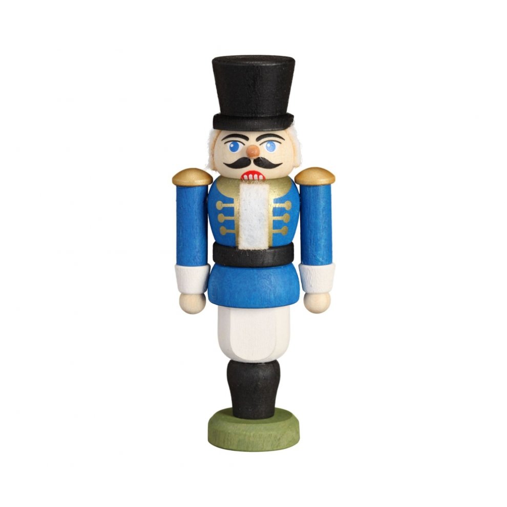 Miniature nutcracker hussar, blue