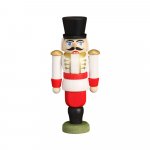 Miniature nutcracker hussar, white