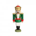 Hanging Miniature Nutcracker King, green