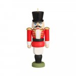 Hanging Miniature Nutcracker Hussar, red