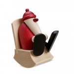 Santa Claus in a rocking chair
