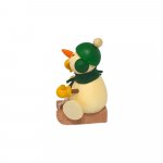 Snowman with a sled