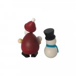 Santa Claus with snowman