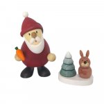 Santa Claus with rabbit