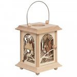 Table lantern squirrel and bird