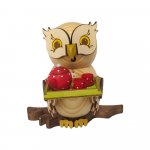 Smoker owl with tea set