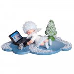Snowflake with laptop