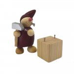 Gnome with hammer and hammer block
