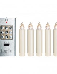Lumix Classic Mini S, 5 elektr. Weihnachtskerzen