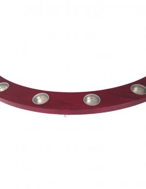 Kavex chandelier Flexus, dark red