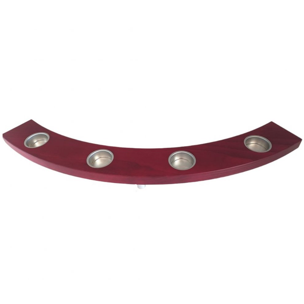 Kavex chandelier Flexus, dark red