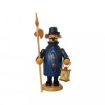 Smoking man night watchman blue, sanded