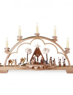 candle arch Holy History, electrically