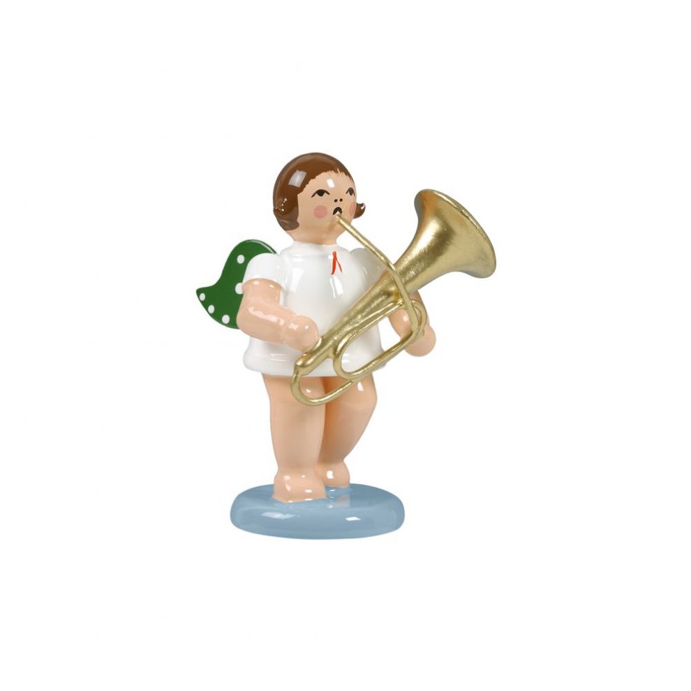 Angel with tuba, without a crown