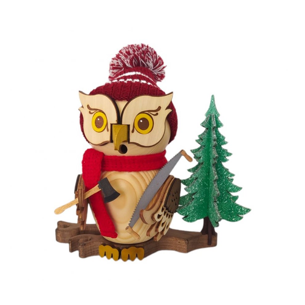 Incense figure owl forest worker