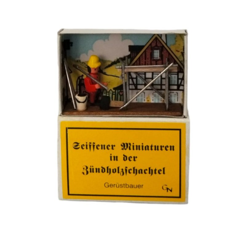 Zündholzschachtel - Gerüstbauer