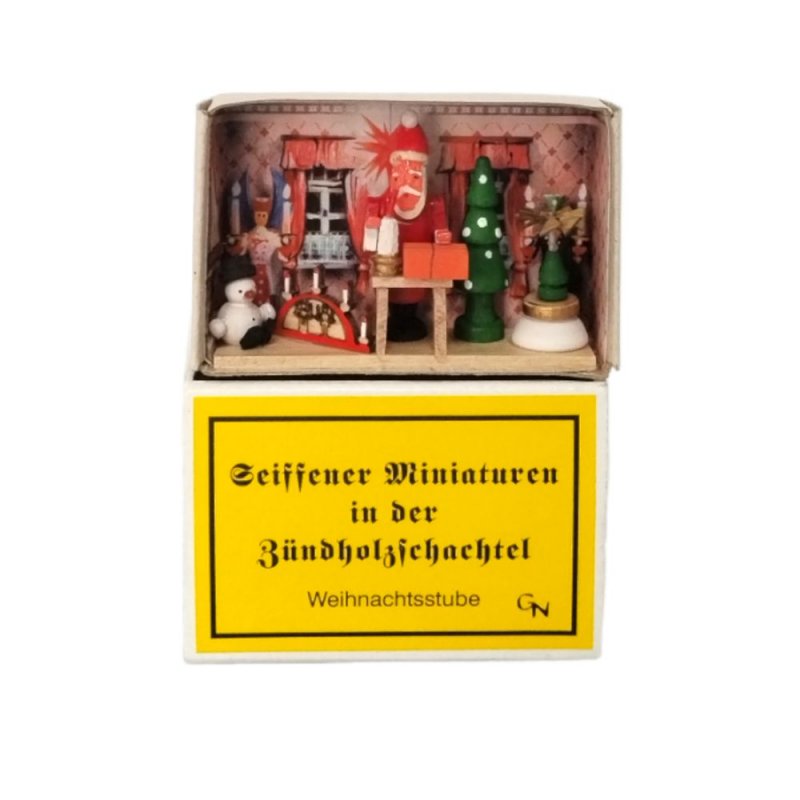 Zündholzschachtel - Weihnachtsstube