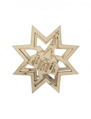 Snap-on element Star Seiffen Church, small