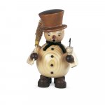 Smoke figure snowman, natural