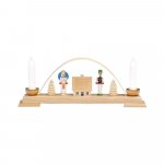 Candle arch with angel and miner, small
