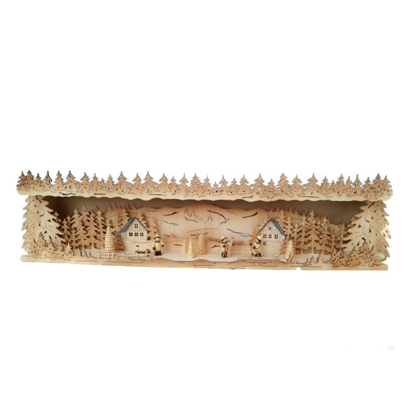 Panorama candle arch elevation Winter children