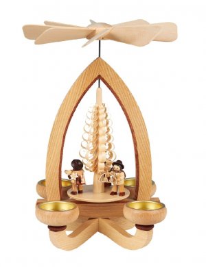 Teelichtpyramide Handelsleute 