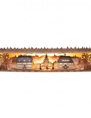 Panorama candle arch elevation, Seiffen village