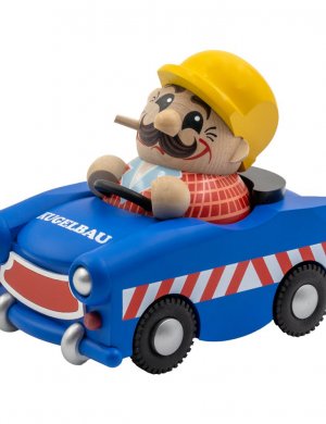 Ball incense figure annual Trabi construction worker