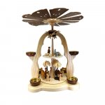 Tea light pyramid of Christ's birth, 2 levels