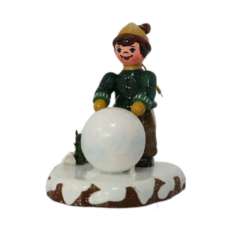 Hubrig Winterkind - boy with snow globe