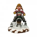 Hubrig Winterkind - girl on sled